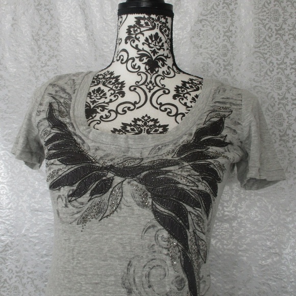 MISS ME Short Sleeve Tee Size Medium - Picture 2 of 7